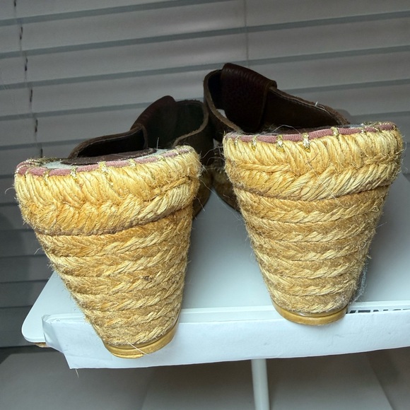 Burberry nova check sandals women wedges size 40 - Picture 4 of 13